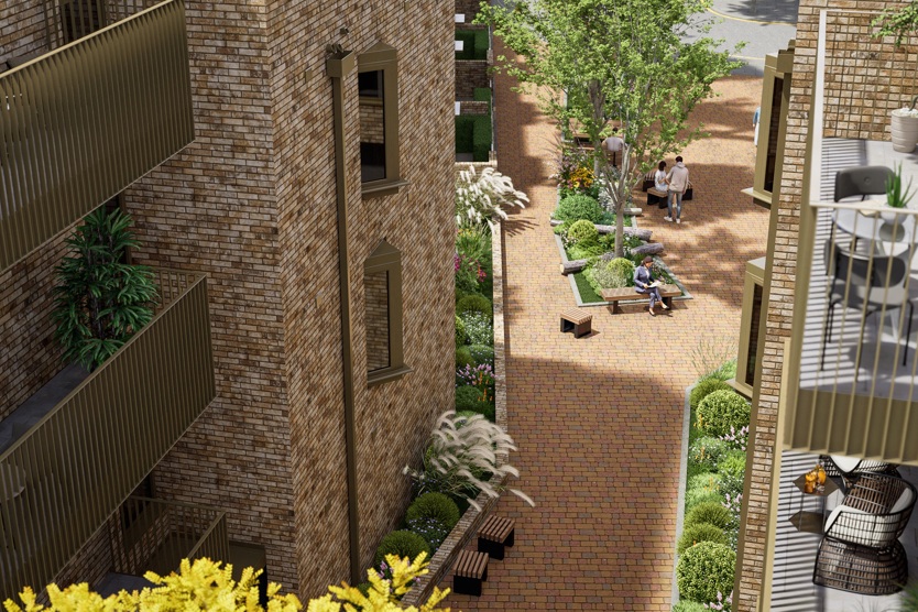 Courtyard area Garratt Collection