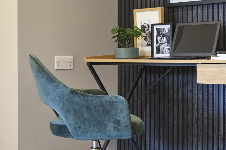 Luxury new home study area