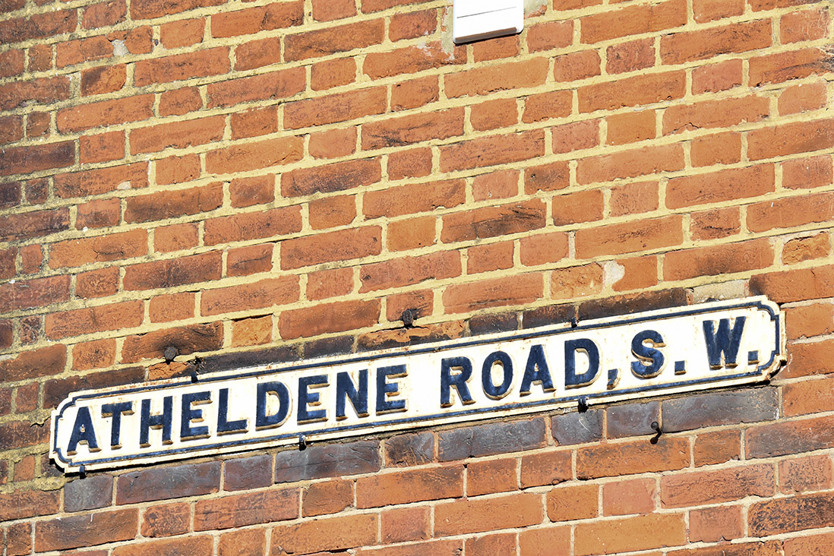 Atheldene Roads Sign