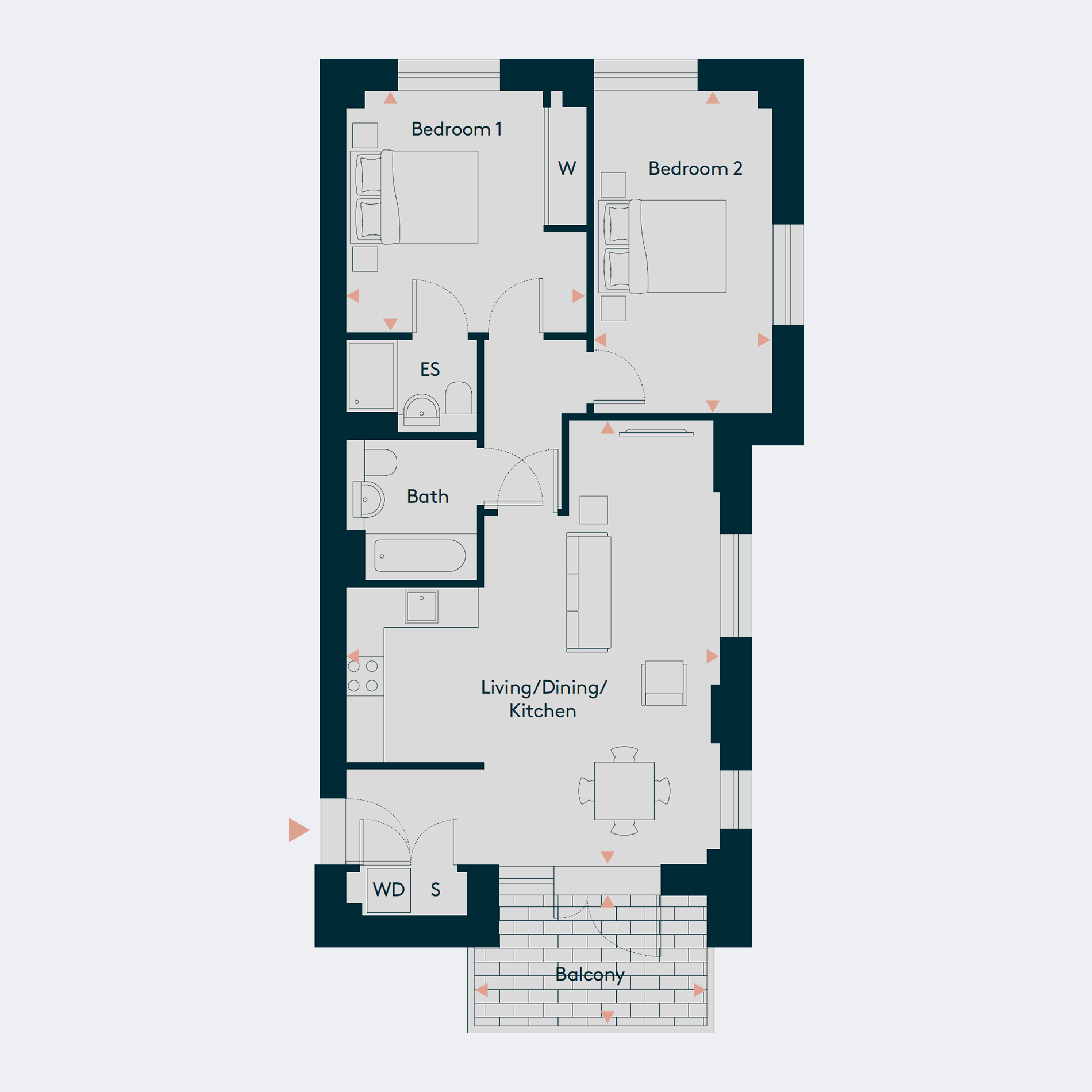 Apartment 21 floorplan