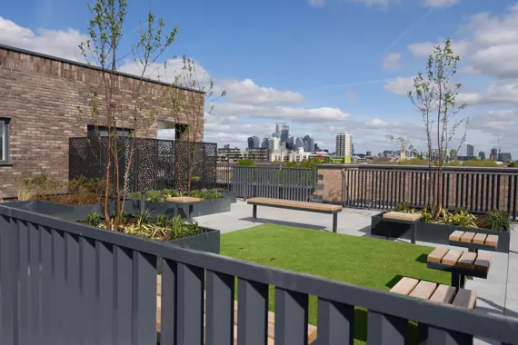 Roof terrace